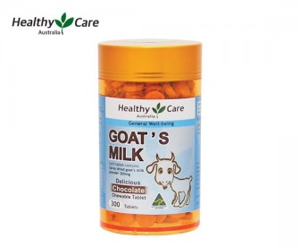 Healthy Care 山羊奶咀嚼片 巧克力味 300粒【保质质:2021.01】 Healthy Care 山羊奶咀嚼片 巧克力味 300粒【保质质:2021.01】